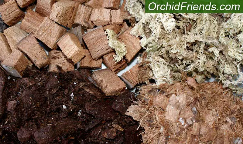 Orchid potting medium mix