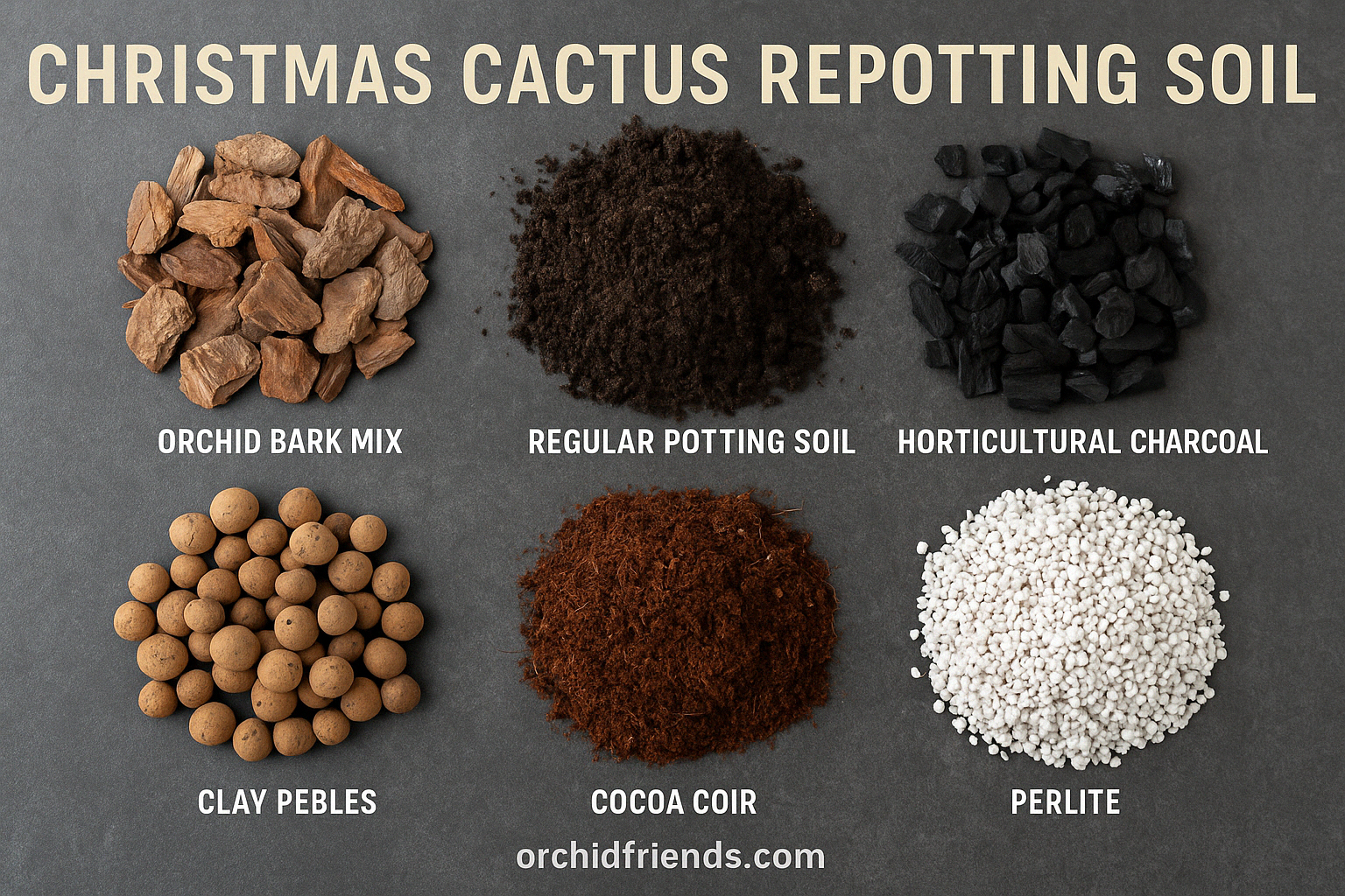 Christmas Cactus repotting soil