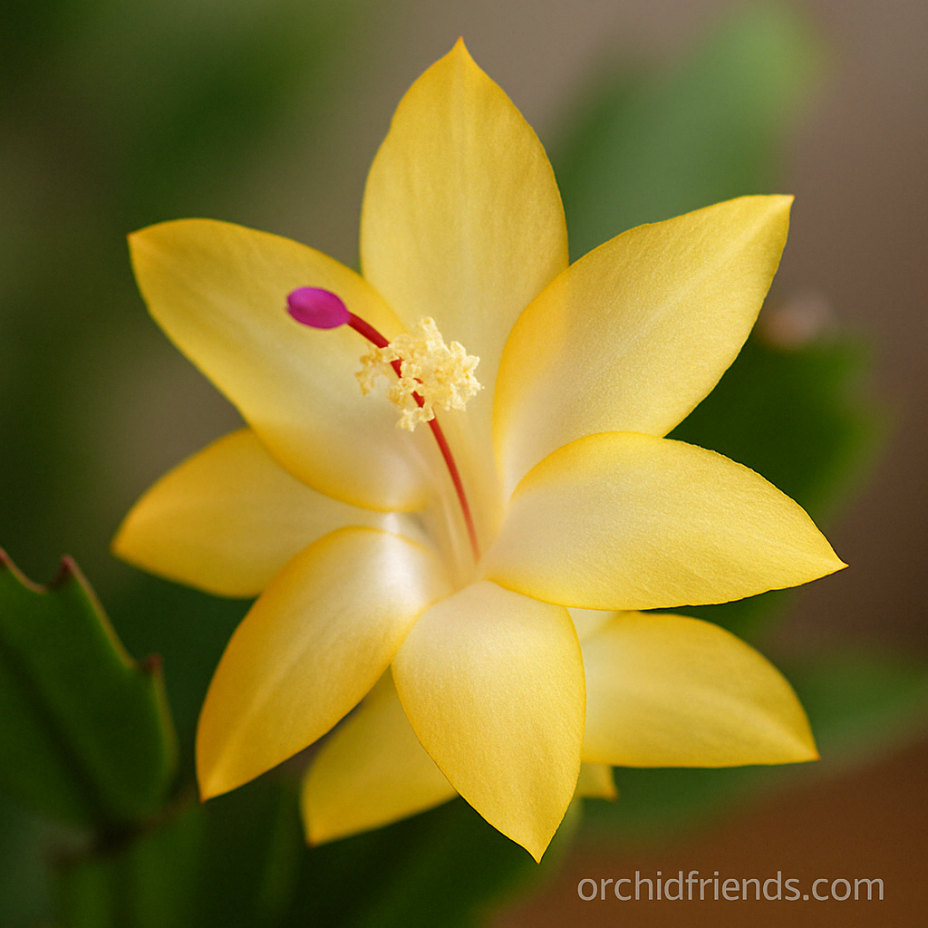 Christmas cactus bloom time